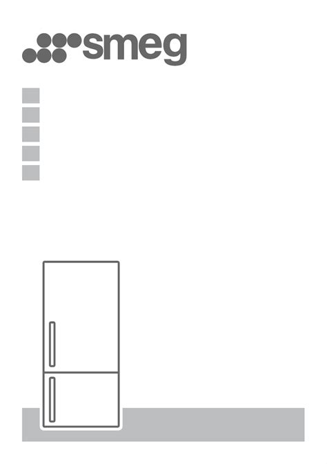 Free standing refrigerator FC48XDNE Smeg.